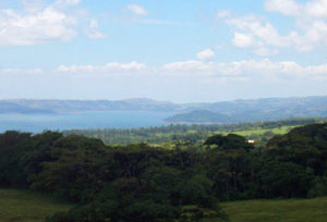 Someof the lots have great views of lake Arenal.